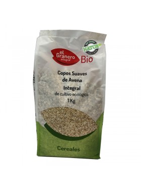 Copos suaves de avena integral 1k granero