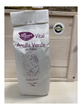 Arcilla Verde 100% Natural en polvo