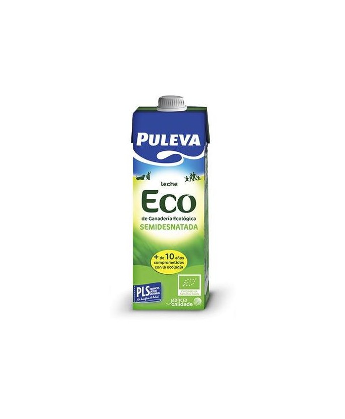 LECHE SEMIDESNATADA ECOLÓGICA 1L