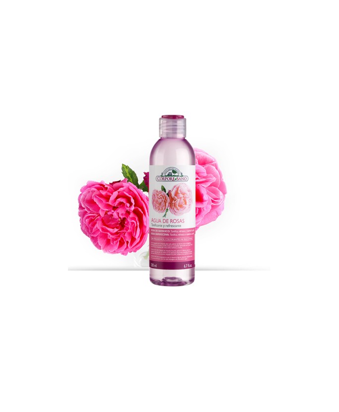 AGUA DE ROSAS 200 ML.