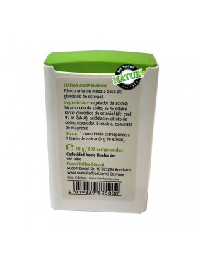 STEVIA PREMIUM 300 COMPRIMIDOS RAAB